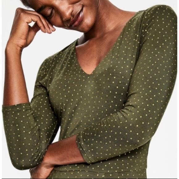 BODEN Coraline Jersey MIDI Dress Sz 4 - Picture 3 of 8